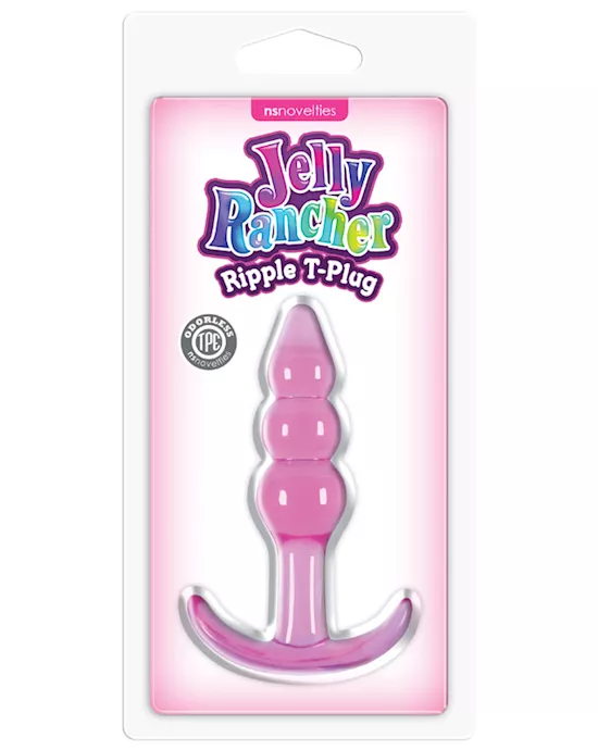 Jelly Rancher T-Plug Ripple Pink