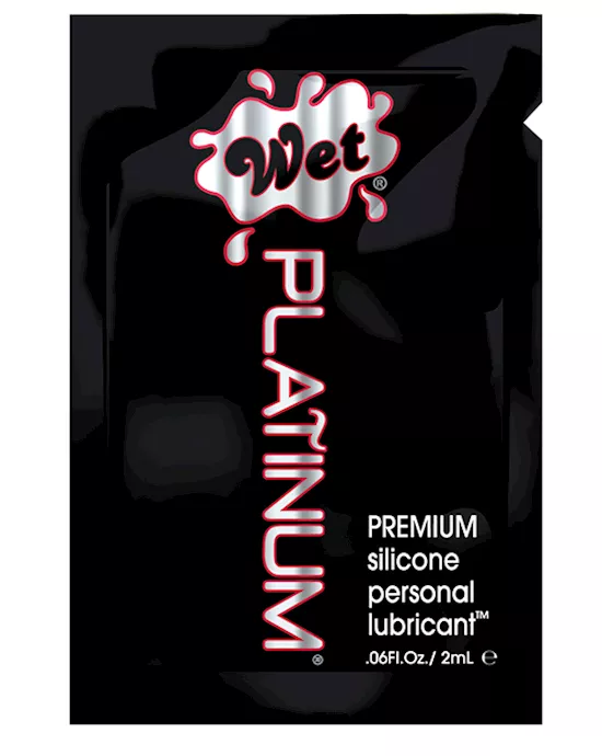 ultra quiet vibrator Wet Platinum Silicone Based Personal Lubricant 89ml