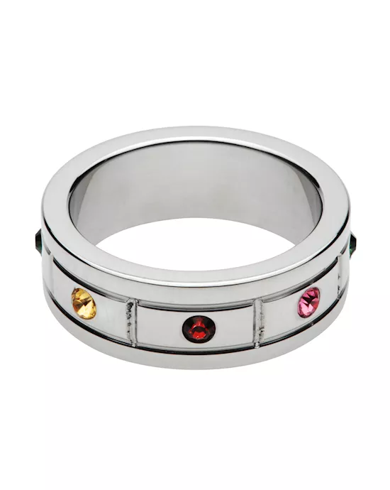 Jeweled Cock Ring- 195 Inch