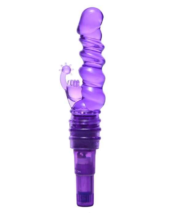 Royal Rocket Ribbed Rabbit Vibrator