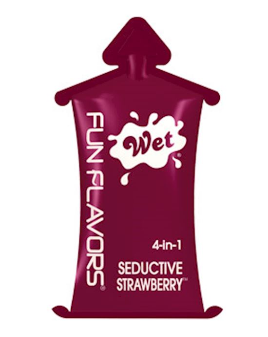 Wet Fun Flavors 4n1 Strawberry 10ml Pillow Pack