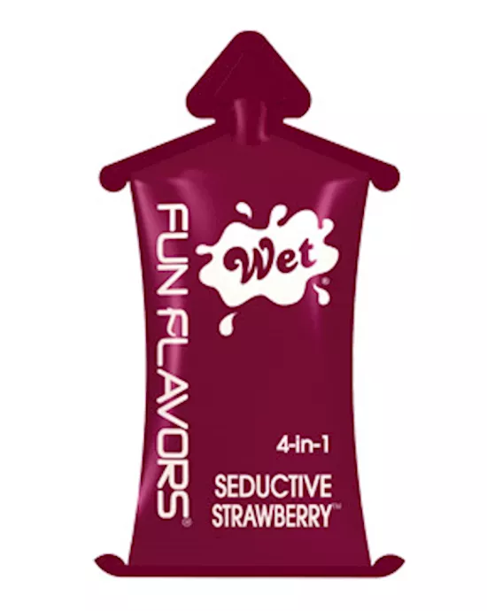 Wet Fun Flavors 4n1 Strawberry 10ml Pillow Pack