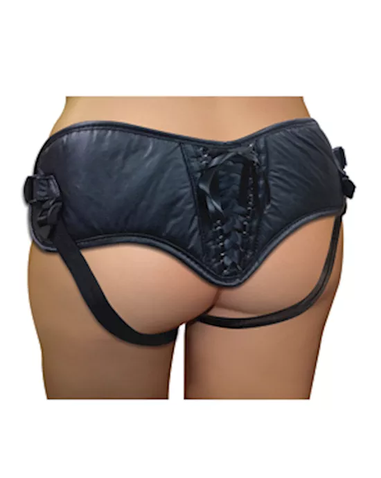Plus Size  PVC Corsette Strap-On