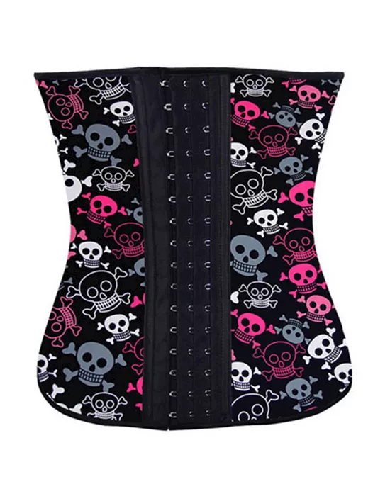Playful Skulls Waist Cincher