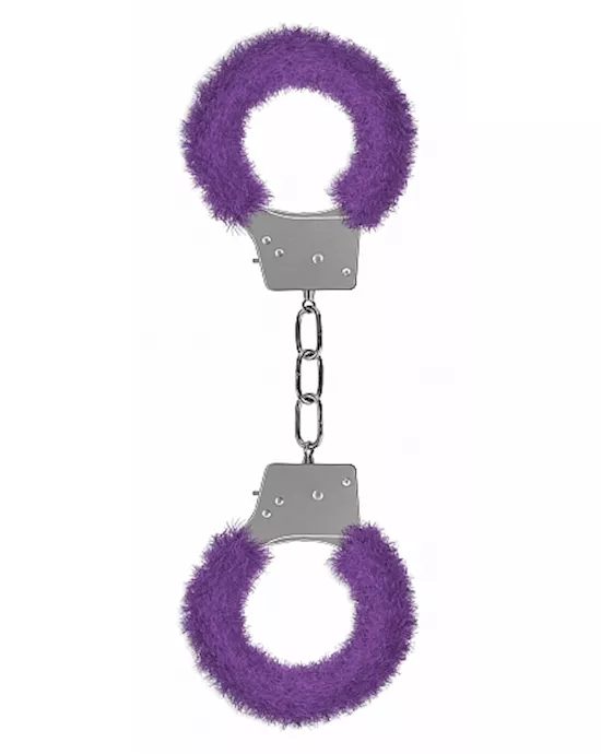 Beginners Handcuffs Furry Purple