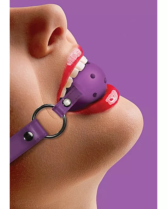 Gag Ball Purple