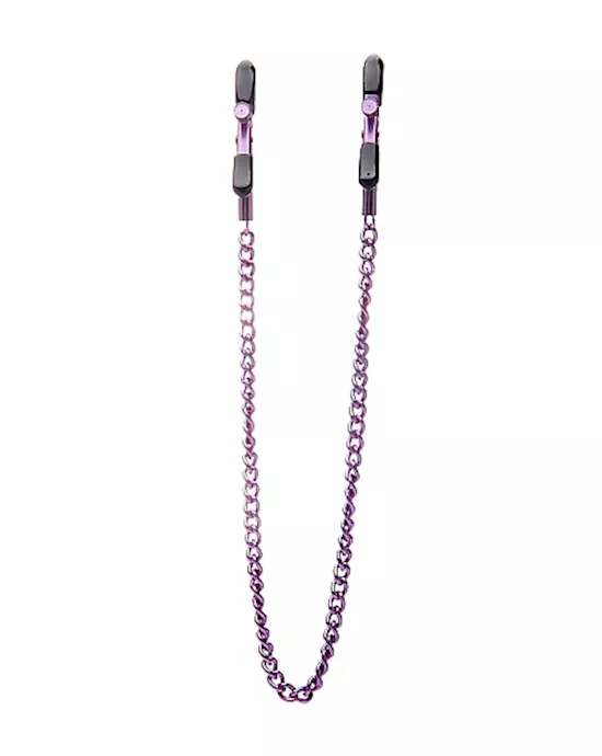 Adjustable Nipple Clamps Purple