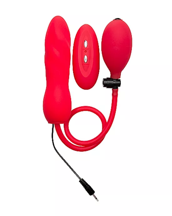 Inflatable Vibrating Silicone Twist