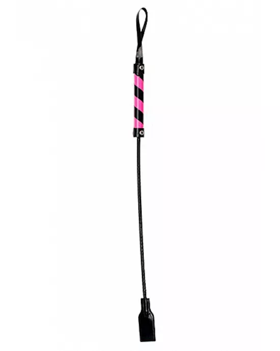 Cube Tipped Crop PVC Black Pink