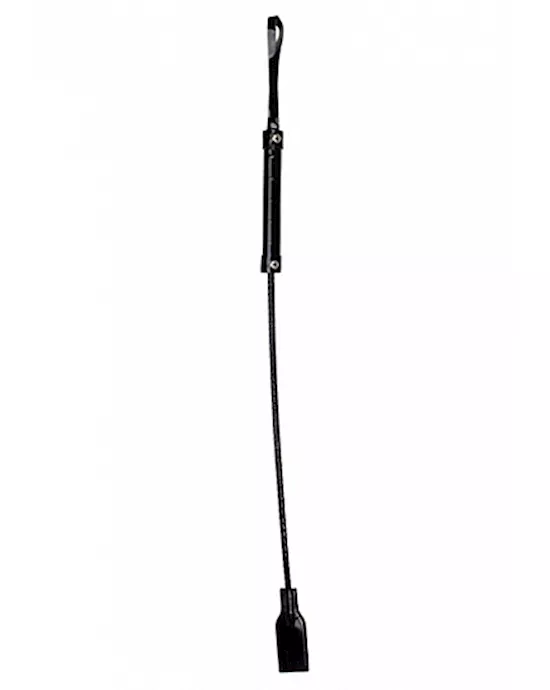 Cube Tipped Crop PVC Black