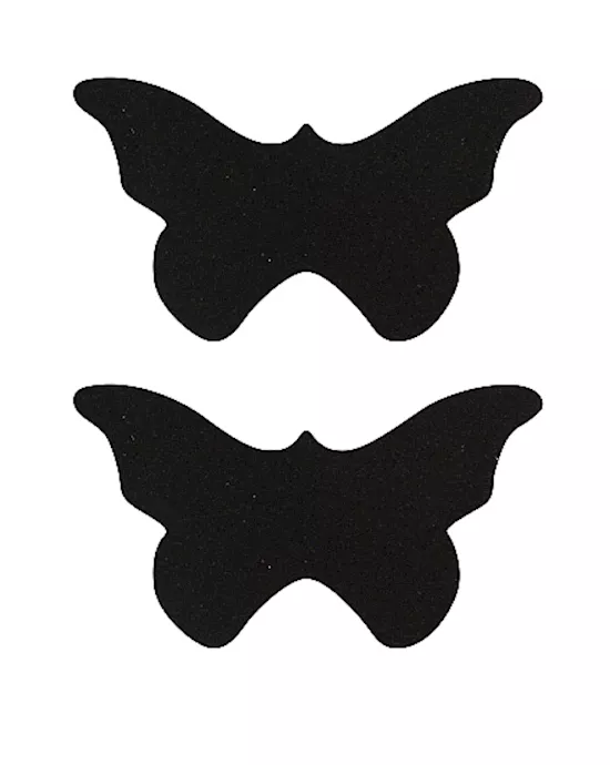 Nipple Sticker Butterfly Black