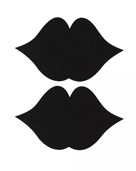 Nipple Sticker Lips Black