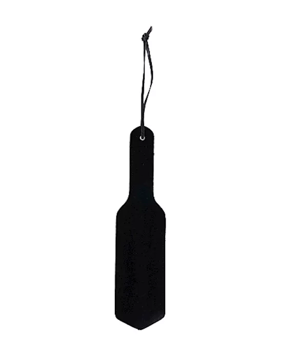 Paddle Leather and Suede Black