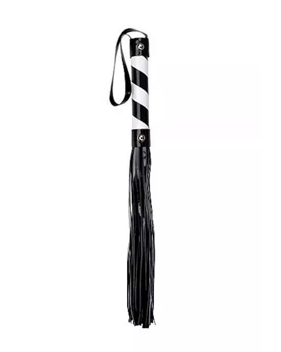 Whip Small PVC Black White