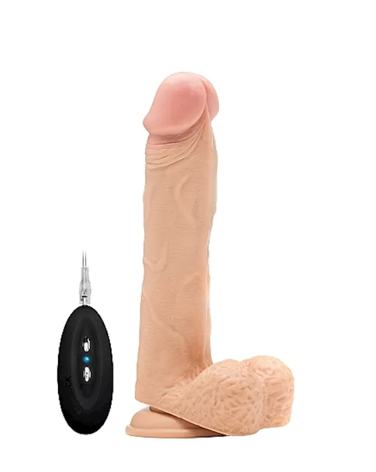 Vibrating Realistic Cock 9 With Scrotum