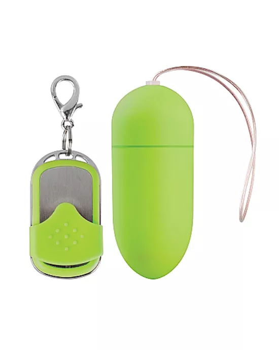 10 Speed Remote Vibrating Egg Big Green
