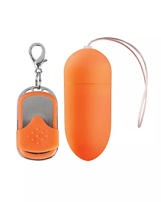 10 Speed Remote Vibrating Egg Big Orange