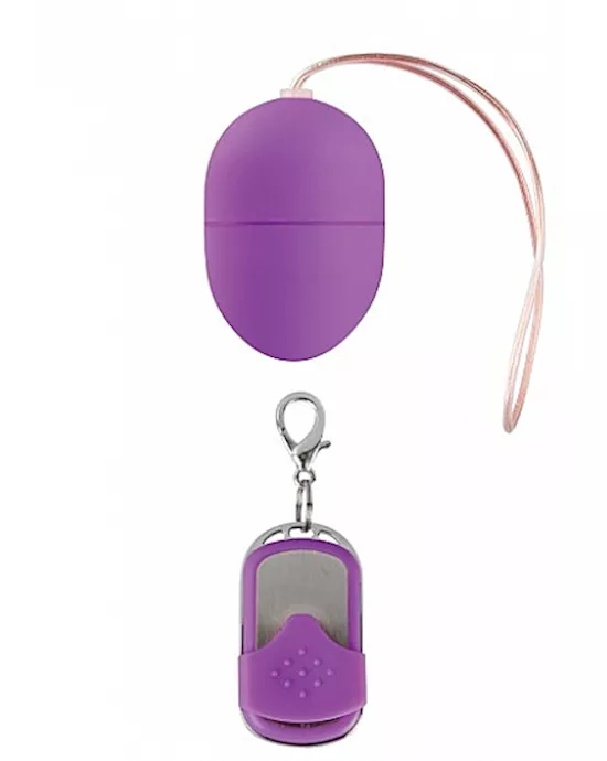 10 Speed Remote Vibrating Egg Small Purple