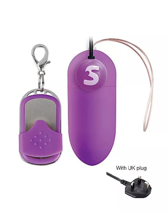 Rechargeable Egg Purple UK plug