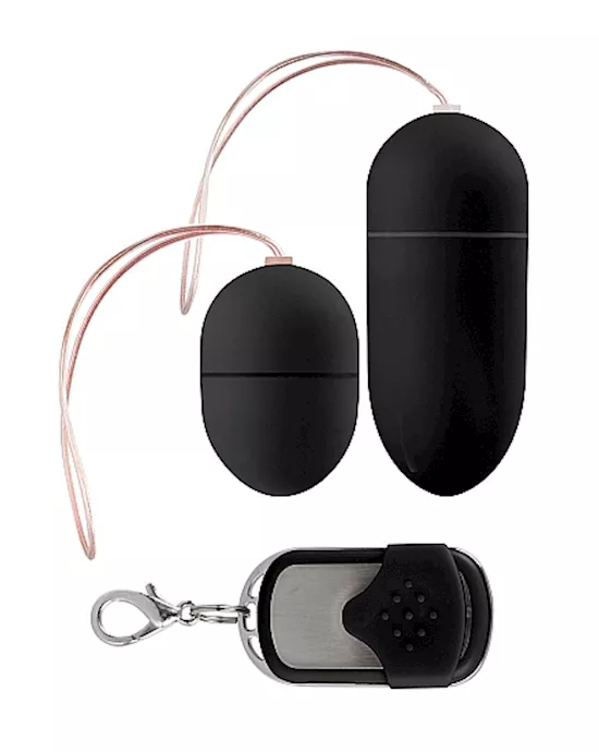 Vibrating Eggs Two-pack Black