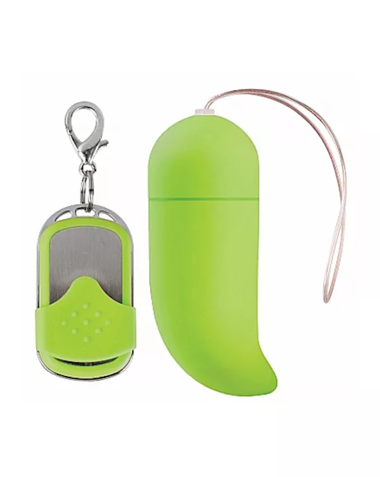 10 Speed Remote Vibrating G-spot Egg Green