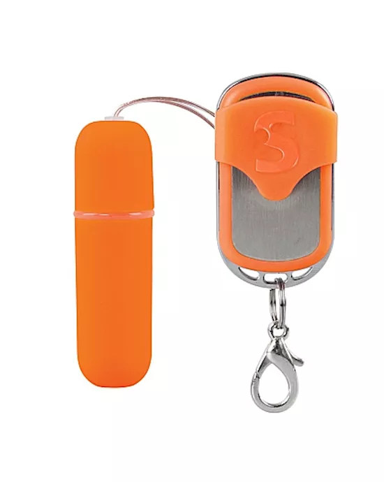 Remote Vibrating Bullet Orange