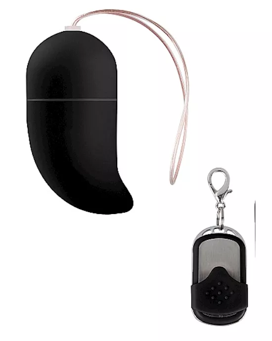 Vibrating G-spot Egg Medium Black