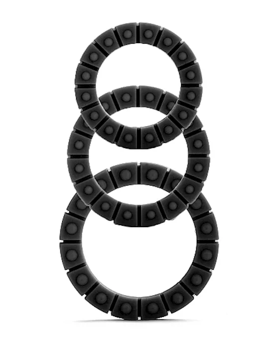 Silicone Love Wheel 3 Sizes Black