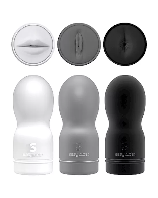 3 Deluxe Masturbator 3-Pack
