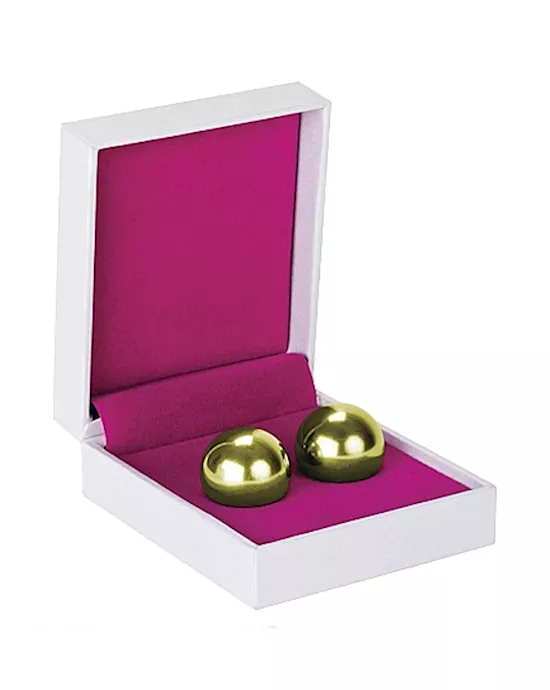 Ben Wa Balls Medium Weight Gold