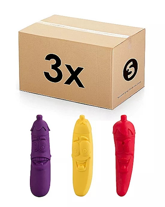 Banana Pepper Aubergine 3pcs In One Pack