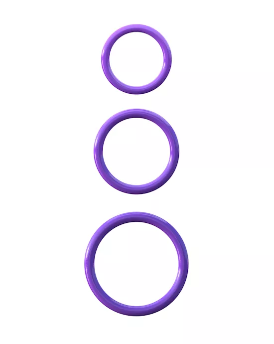 Fantasy C-Ringz Silicone 3-Ring Stamina Set