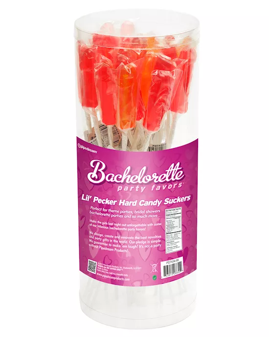 24 X Bachelorette Party Favors Lil Pecker Hard Candy Suckers