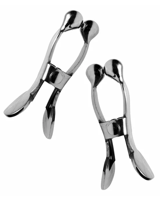 Stainless Steel Ball-Tipped Nipple Clamps