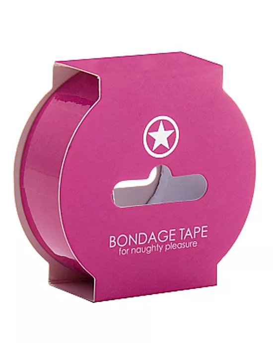 Non Sticky Bondage Tape 175 Meter Pink