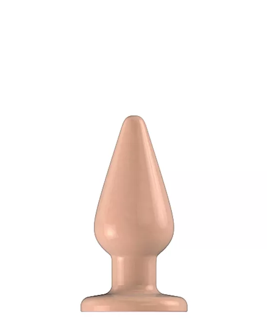 Bottom Line Buttplug Rubber Flesh 4 in Model 2