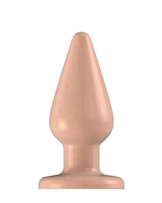 Bottom Line Buttplug Rubber Flesh 6 in Model 2