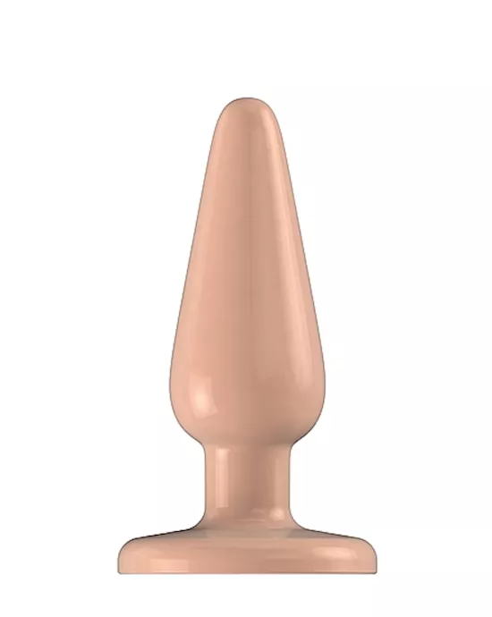Bottom Line Buttplug Rubber Flesh 6 in Model 1