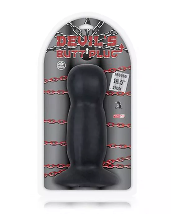 Devils Butt Plug 105 in Black