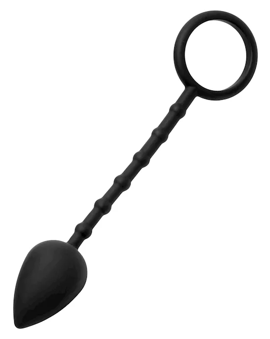 Imbed Silicone Anal Plug And Cock Ring