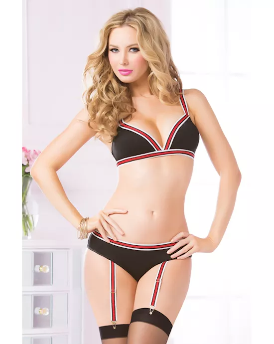 Bra Set With Garters