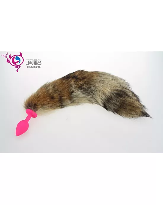 Flirty Fox Tail Silicone Butt Plug