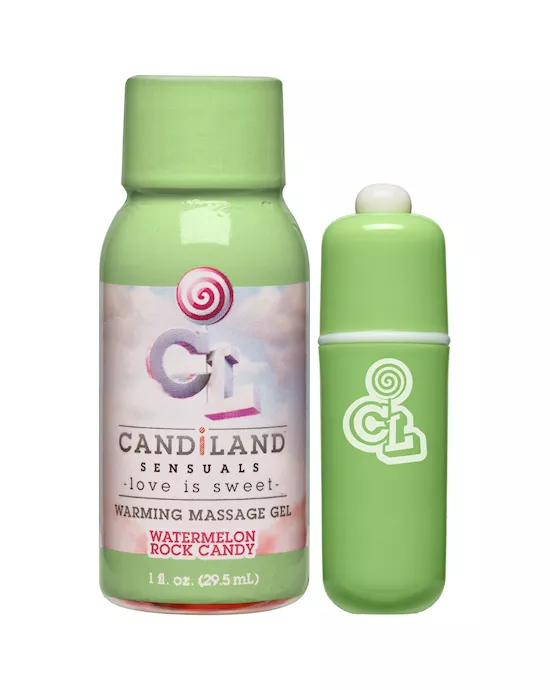 Candiland Sugar Buzz Massage Set- Watermelon Rock Candy