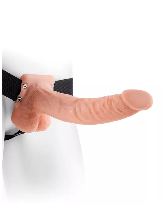 Fetish Fantasy Series 9 Inch Hollow Strap-On with Balls