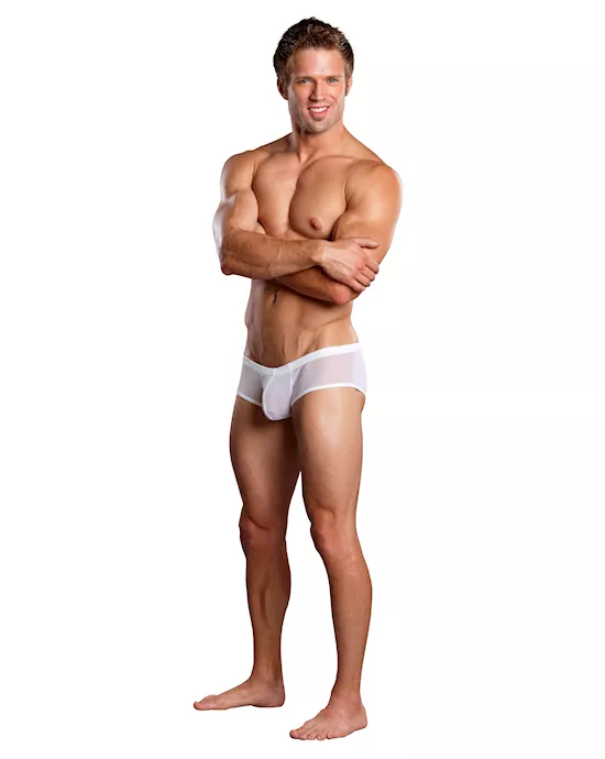 Euro Male Mesh Short White