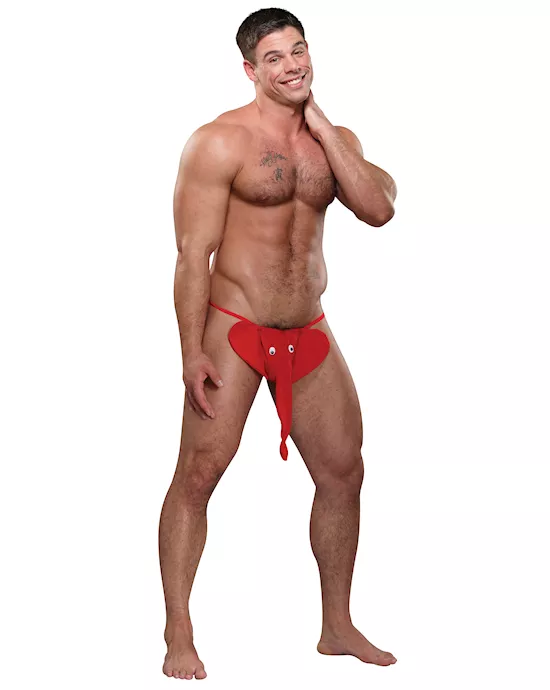 ELEPHANT SQUEAKER RED