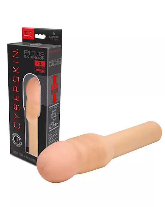 CyberSkin 4 inch Xtra Thick Transformer Penis Extension