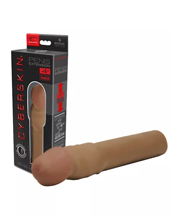 CyberSkin 4 Xtra Thick Transformer Penis Extension