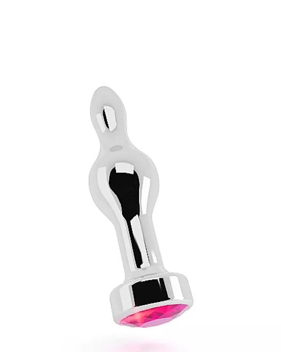 R8 Silver Plug 3.5 Inch Rose Red Sapphire