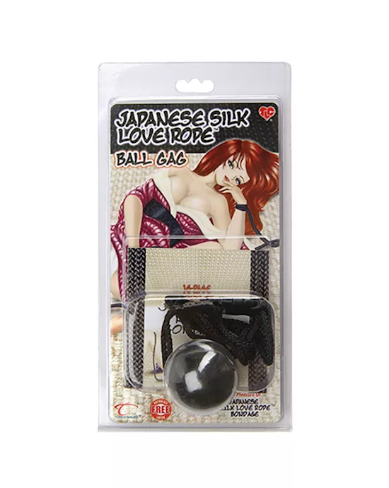 Japanese Silk Love Rope Ball Gag